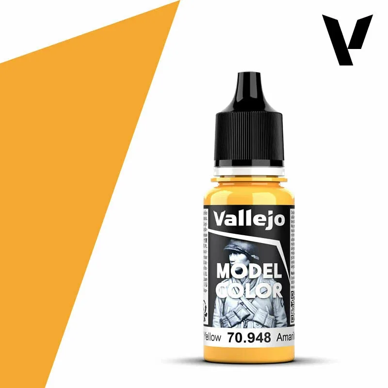 Краска 70948 Vallejo Серии Model Color Golden Yellow (Золотисто - Желтый) 18ml — Acrylicos Vallejo, скидка по промокоду Яндекс Маркет