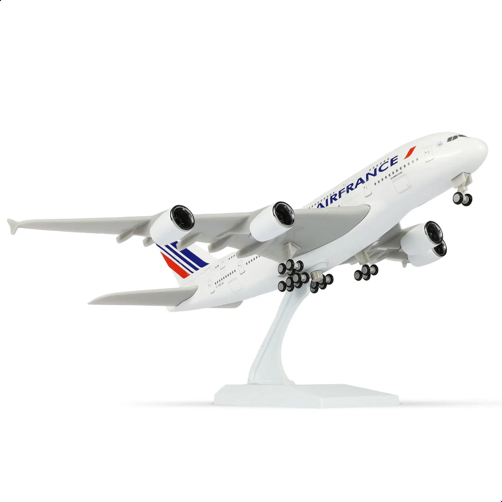 Модель самолёта 1:240, совместимая с набором для сборки Air France A380 (длина 30 см). Смоляной Airbus A380 с подставкой авиационный подарок и декоративная модель для взрослых. — скидка по промокоду Яндекс Маркет