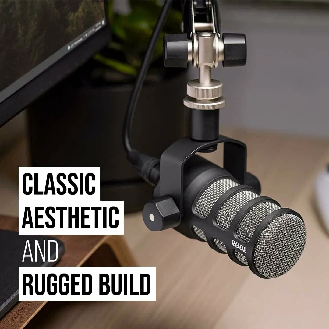Студийный микрофон Rode PodMic (XLR), черный, динамический, фантомное питание — RODE, скидка по промокоду Яндекс Маркет