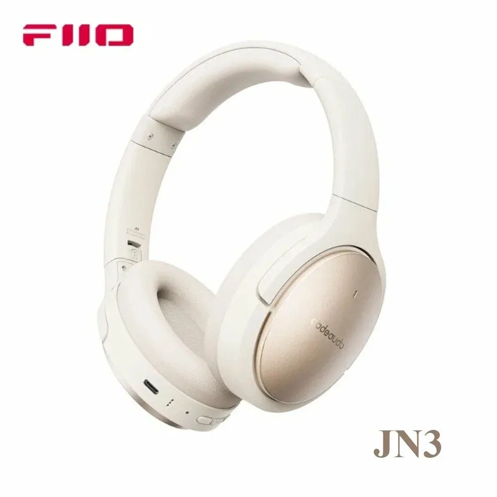 FiiO JN3 Проводная игровая гарнитура Bluetooth ANC, LDAC, устанавливаемая на голову, White — Fiio, скидка по промокоду Яндекс Маркет